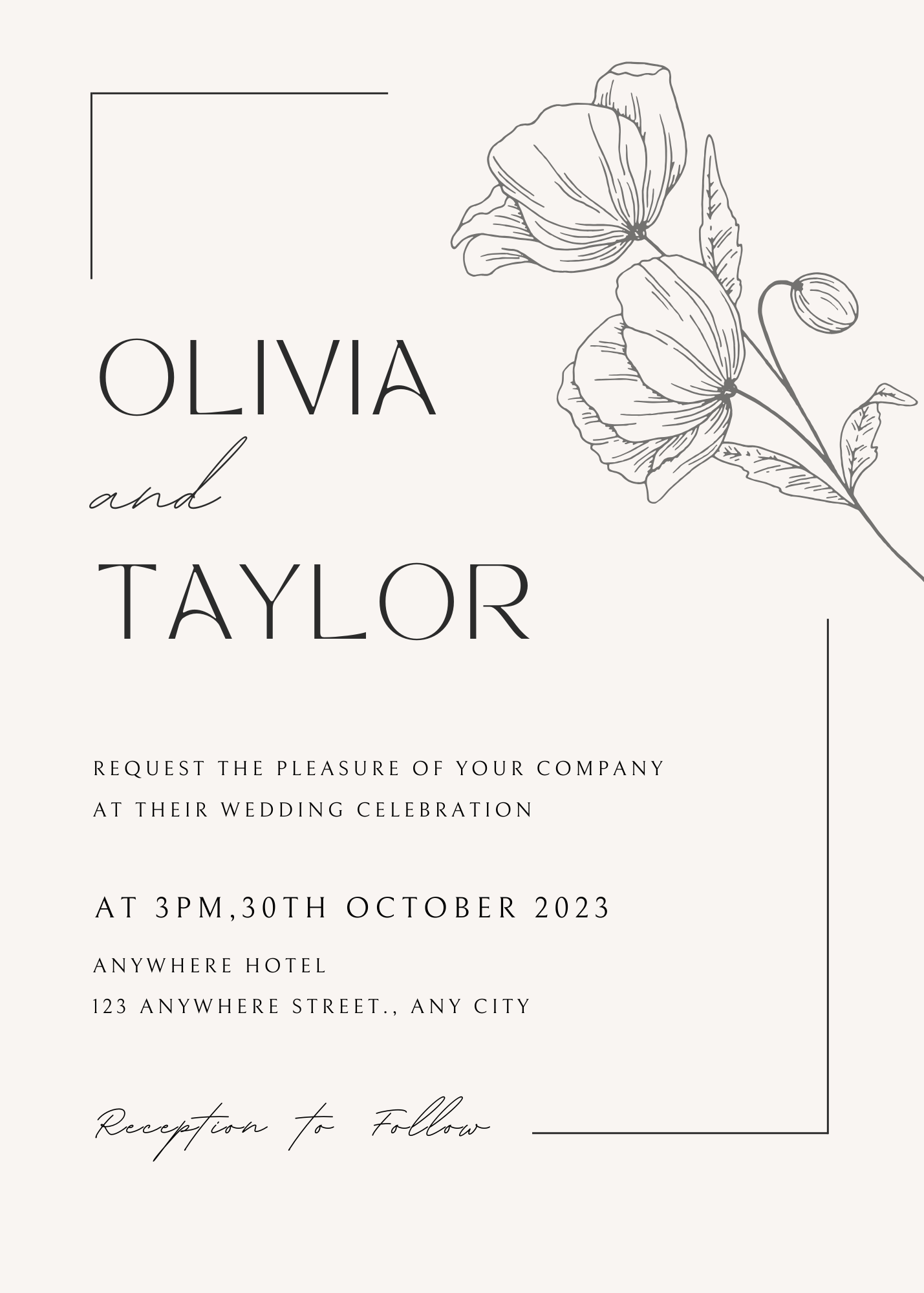 Press Ready letterpress printing service by Someday Press converting a Canva wedding invitation design to real letterpress on cotton paper, Ontario Canada